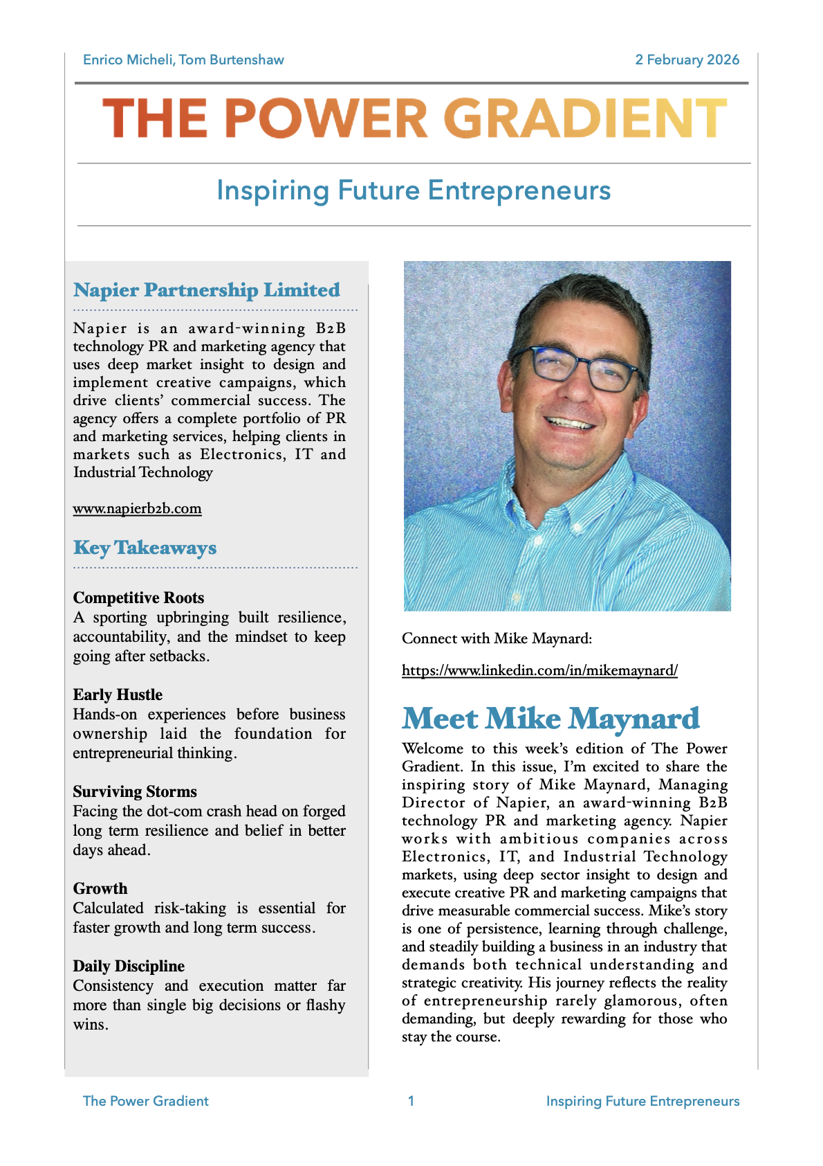 Page 1 of The Power Gradient - Week 47